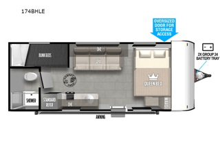 Easy SUV Towable Sleeps 4 Bunkhouse Has Everything