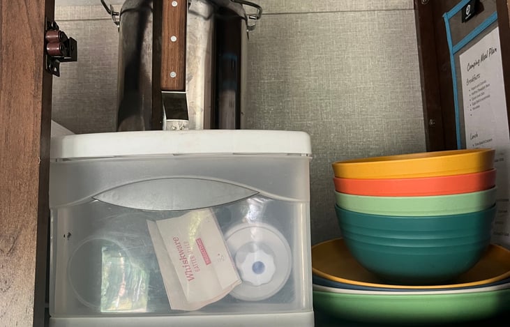 Dishwater, kettle, and a fun pancake maker!