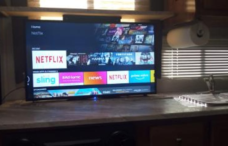 Large screen smart TV