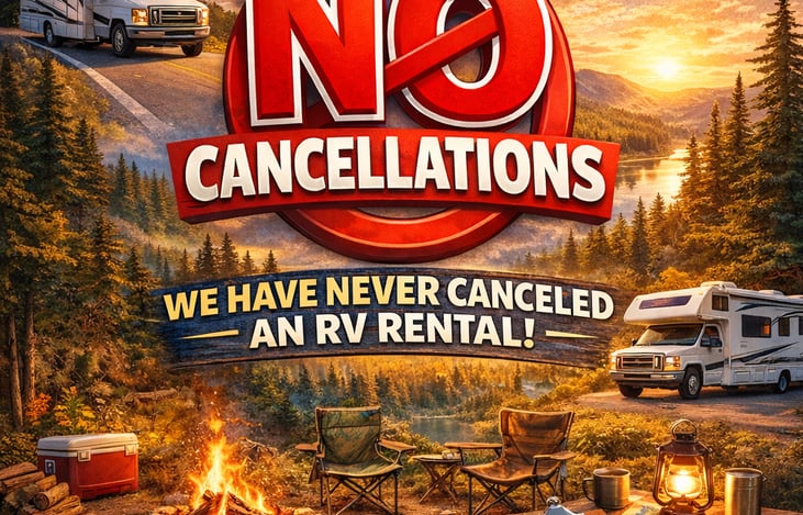 Our clients' plans are important to us, and we take great pride in the fact that we have NEVER canceled an RV rental reservation. When you book with A+ Travel Club, you can book with confidence.