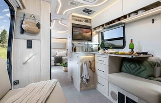 2024 Leisure Van 24 Rear Lounge