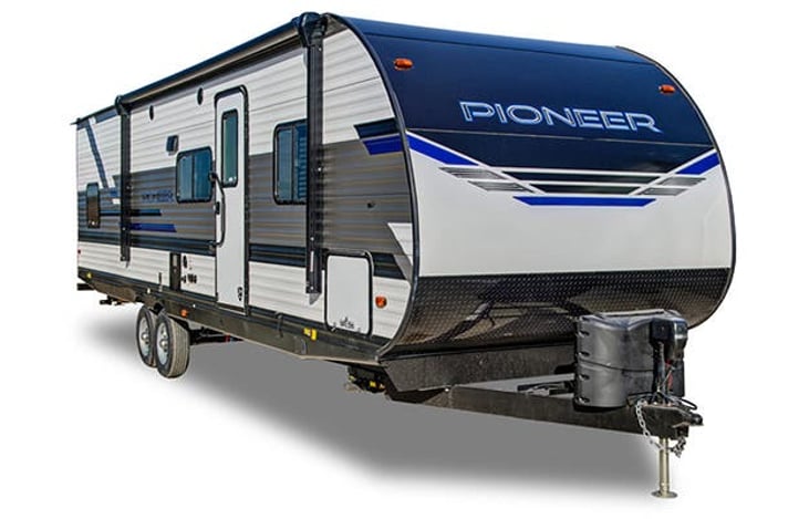 Picture from the Manufacture's website. Note: our model has a second outdoor entrance point to the bathroom. Not pictured here.