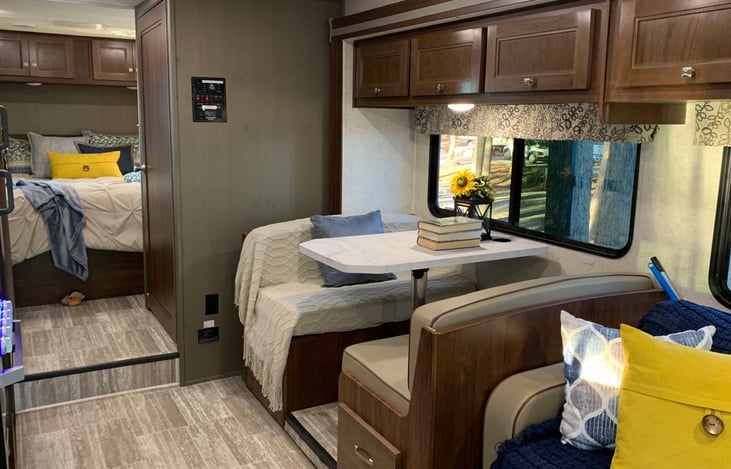 Dinette turns into bed