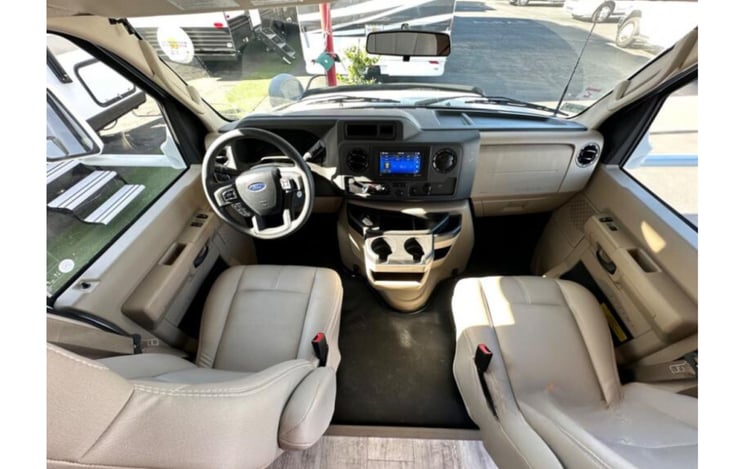Leather Reclinable Chairs make riding so comfortable. Connect your cell phone for navigation and head into the sunset.