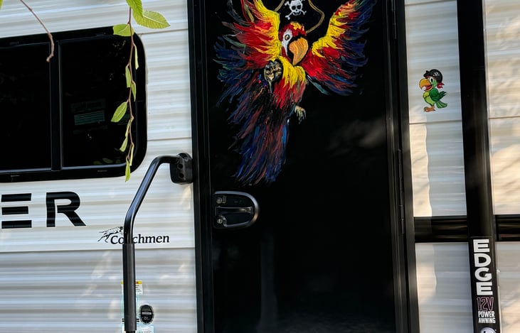 Painting of Captain Clipper.