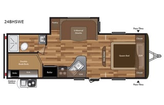 Keystone RV Hideout 24BHSWE Bunkhouse