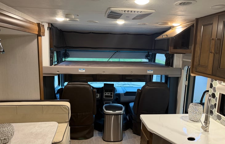 Overhead automatic bunk sleeps 2