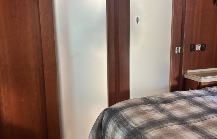 Privacy slider for bedroom.
