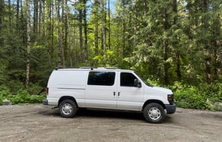 PNW Van Conversion | Solar · Roof Rack · Fridge