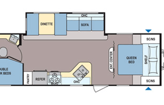 2017 Dutchmen RV Coleman Lantern Series 263BH