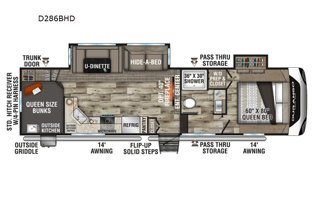 2023 KZ Durango Half-Ton D286BHD