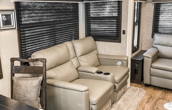 Recliners also have a heat and massage function.