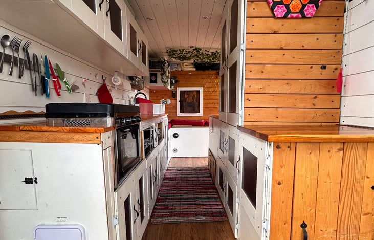 This is the back doors opened view