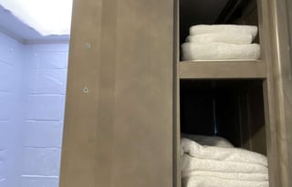 New for 2025 large fridge and plush pads for beds!