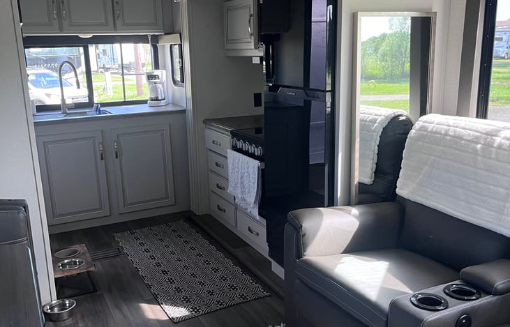 Large refrigerator and freezer