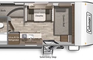 NO LIMITS! Easy tow! Sleeps 5! BUNKS!