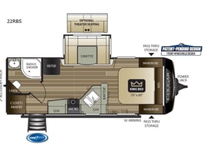 Keystone RV Cougar Half-Ton Series 22RBS