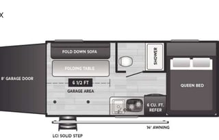 2021 Keystone RV Hideout Single Axle 172TX