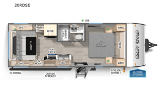 2025 Forest River RV Cherokee Grey Wolf 20RDSE