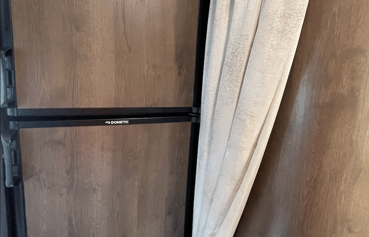 Large refrigerator and freezer.