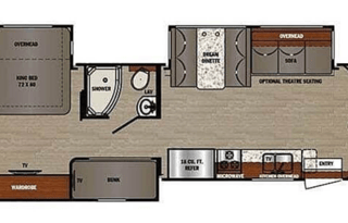 2021 Class A Georgetown Bunkhouse w 2 Bathrooms
