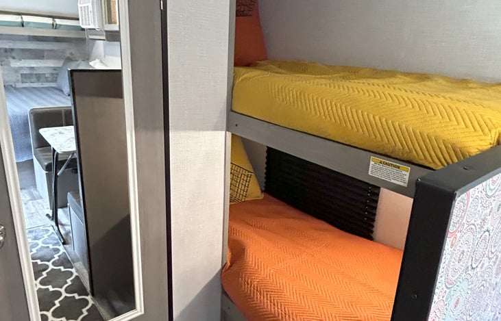 View of Bunk Beds.