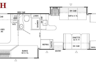 Coachmen Freelander 32BH Bunkhouse - LMI2133