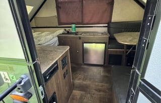 Camp with Woody the A-Frame!