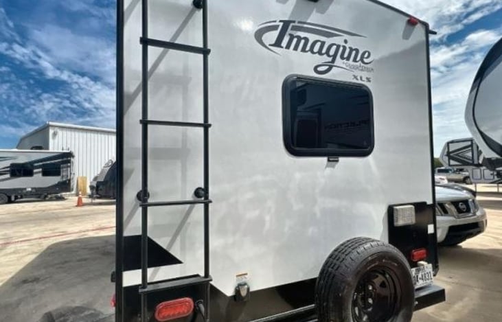 Rear View: Sleek and stylish from every angle, ready to roll wherever you go.