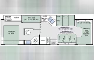 2016 Thor Motor Coach Chateau 31E Bunkhouse