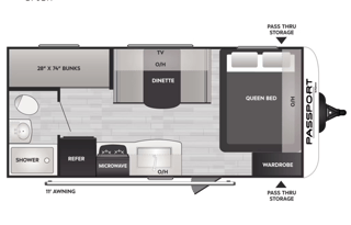 2024 Keystone RV Passport Mini 170BH