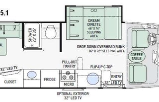 2015 Thor Motor Coach Axis 25.1