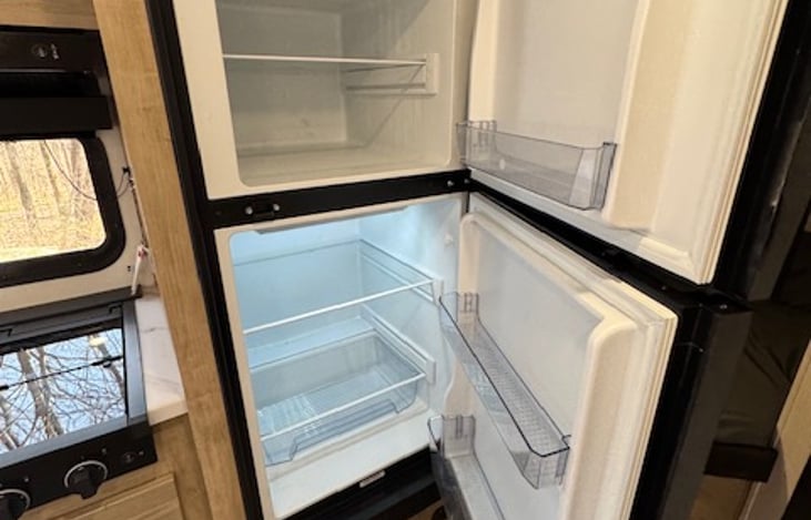 Fridge and freezer!