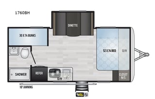 2020 Keystone RV Springdale Mini 1760BH