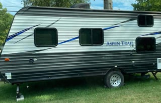 Double Bunks with outdoor kitchen