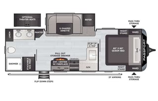 2021 Keystone Passport GT 2400RB Couple's Coach