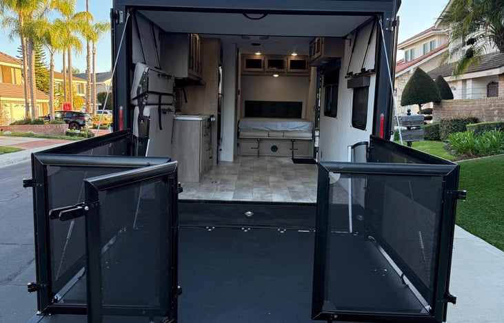 Rear Patio with gate