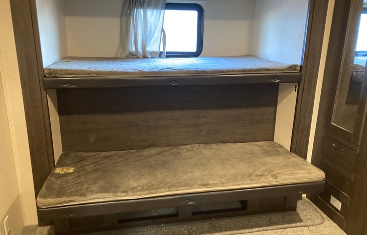 Set of bunks in bunk room- Twin size