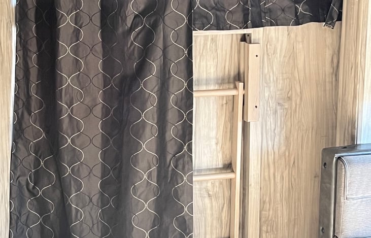 Privacy for the people sleeping in the bunk beds.