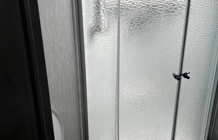 Master shower