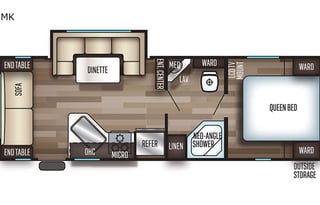 2019 Forest River RV Cherokee Grey Wolf 23MK