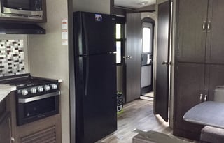 Aaron and Kim's Luxury Travel Trailer 38FT Sleeps 6 Comfortably