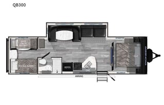 2 bedrooms,Sleeps 10, Heartland Pioneer QB300,