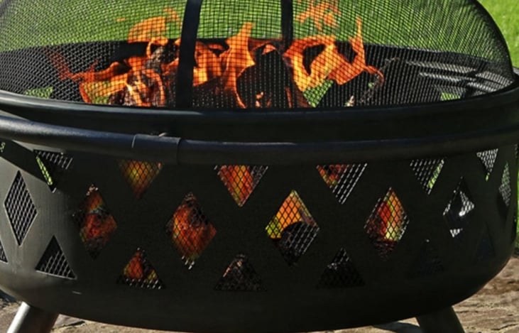 Beautiful brand new firepit.