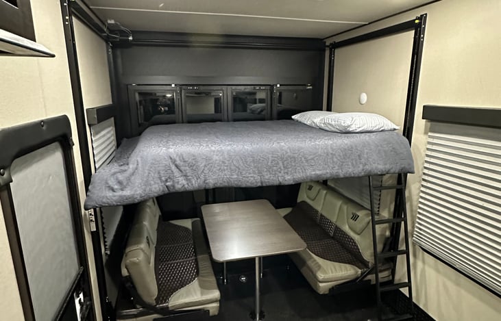 Outside Exit door, Slider doors for when ramp is a patio.