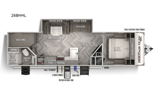 full Turn Key beautiful bunk house travel trailer.