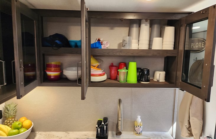 Cups, mugs, bowls and kiddie cups