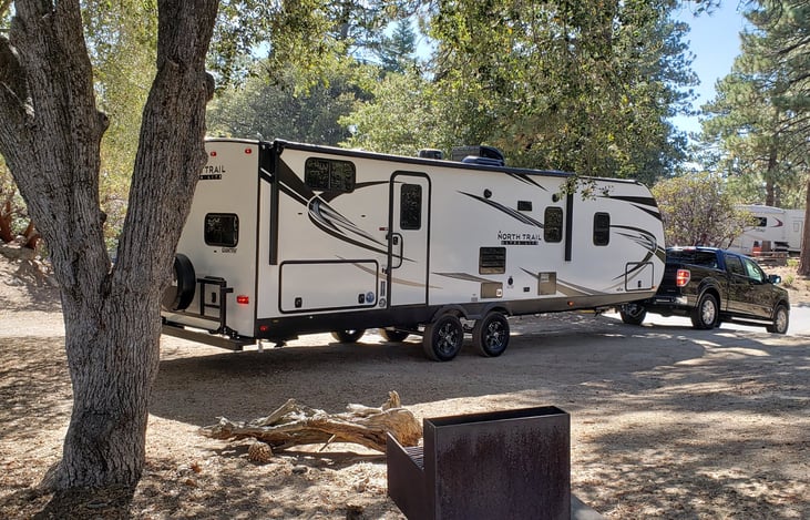 Closed and ready to tow back home