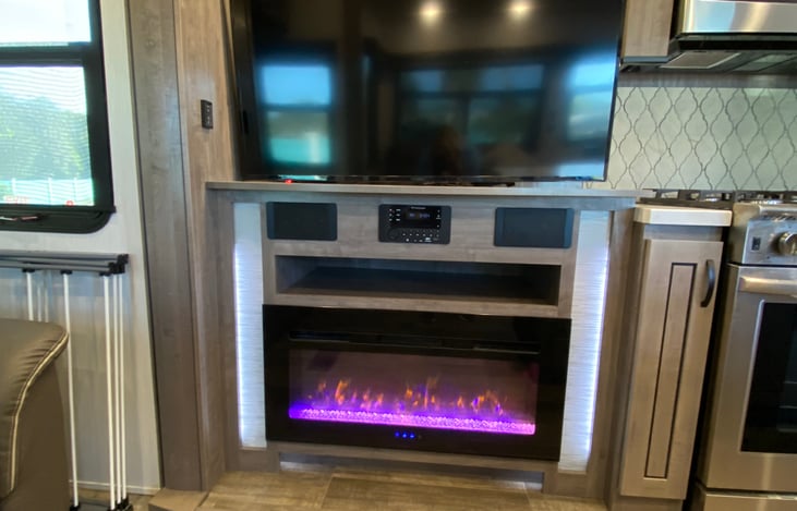 Fireplace with option to have heat