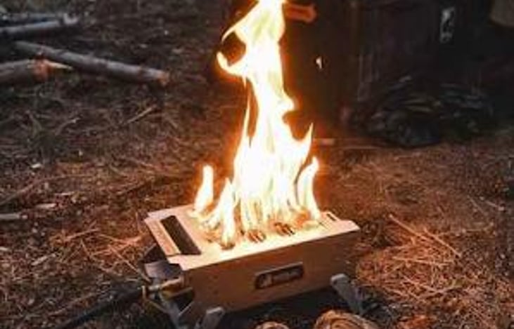 Available Howl R1 portable, propane campfire